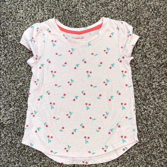 Cat & Jack Other - Cherry Print Kids Shirt - Pink